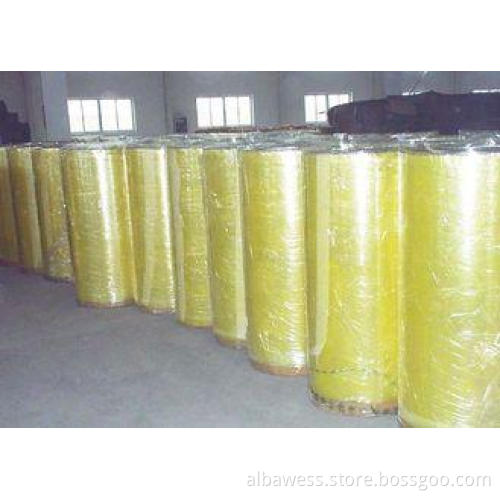 Yellowish Acrylic Adhesive Bopp Jumbo Roll For Label Protec